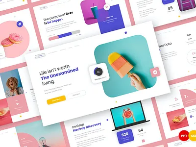 Swift - Simple Presentation clean colorful company corporate google slides keynote modern multipurpose multipurpose template photography pitch deck portfolio powerpoint presentation studio template unique web design web development website