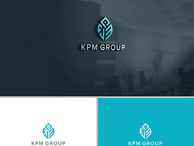 Logo design kpm group logo