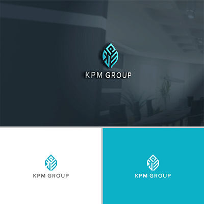 Logo design kpm group logo