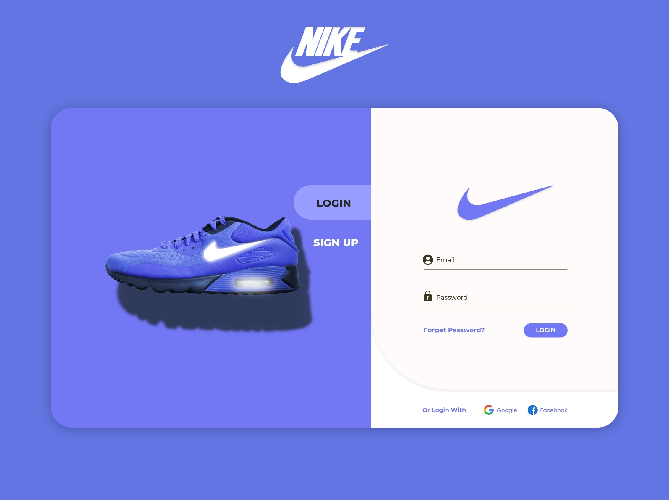 log in to nike