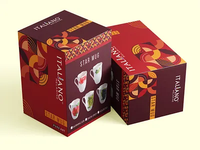 Italiano Mug Packaging melamine mug packaging packagingdesign productspackaging