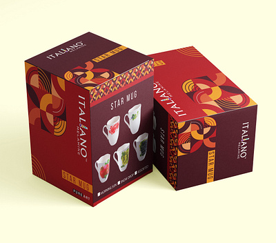 Italiano Mug Packaging melamine mug packaging packagingdesign productspackaging