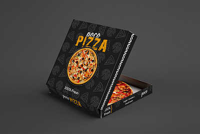 Pizza box Packaging box design branding cosmetic packaging graphic design product label design