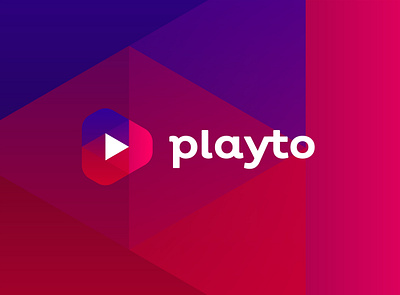 playto brand branding design icon logo logoconcept logodesign logomark mark play play button player playto