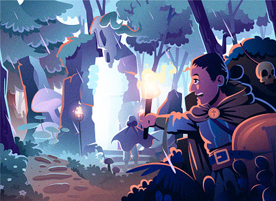 Portal character characterdesign design illustration fantasy illustration illustration design illustration graphic design middle age
