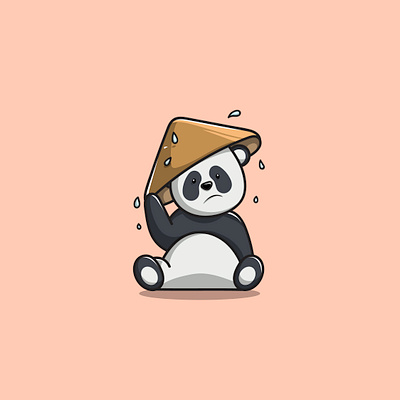 Cute Panda animation app branding design graphic design icon il illustration logo typography ui ux vector