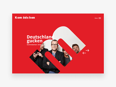 Theatre Website Design - Header desktop fullwidth hamburger header hero homepage mask slider