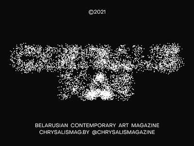 Chrysalis Mag art brand branding code coding creative development font generative graphics identity illustration java javascript lettering letters processing tech technology typography