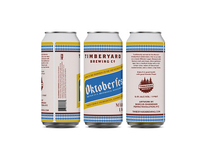 Timberyard Brewing Co - Oktoberfest Märzen Lager Can Design beer brewery german lager marzen oktoberfest timberyard