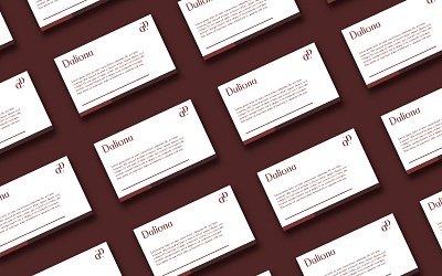 Brand identity for Daliona. adobe illustrator brand identity branding card coorporate design graphic design name card