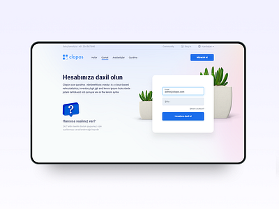 Clopos - Cafe & Restaurant Systems dashboard saas system ui design ux design webdesign