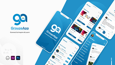 Groups Apps - UI App Design ui uidesign user interface ux uxui