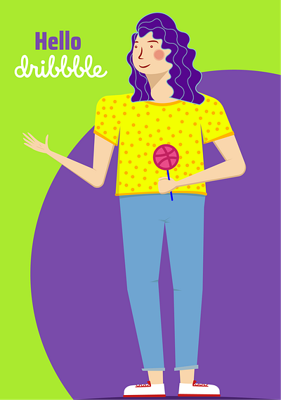 Hello! graphic design illustration vector