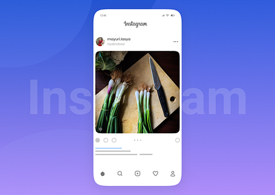 Instagram Post insta post instagram mockup instagram post ios mockup mobile app mobile app design mockups ui ux user experience user interface wireframe