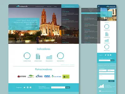Fundesarrollo Website branding graphic design ui ux website