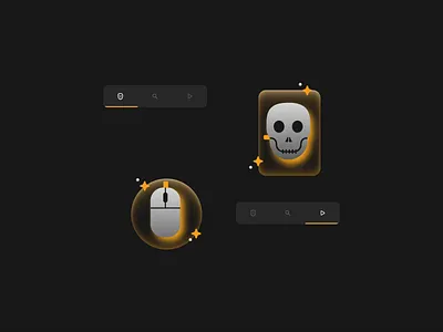 Clicked To Death animation figma flat icon illustration illustrator minimal motion graphics vector