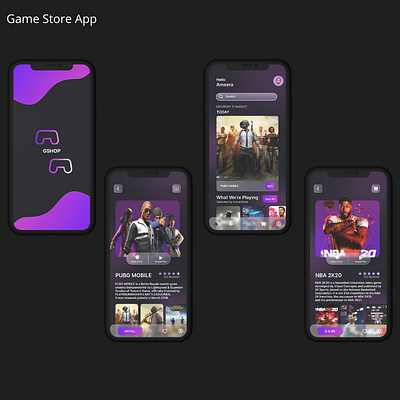 Game Store App app design game gameshop gamestore illustration logo mobile shop store ui uidaily uiinspirations uiux uix ux uxdaily