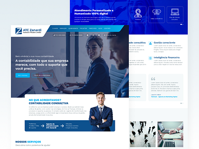 ATC Zanardi - Contabilidade design interface redesign ui uidesign webdesign