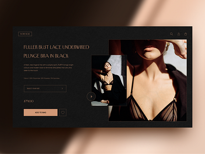 Product card bra branding buy clothes concept design dribbble figma item item card online store product card shop ui uidesign underwear webdesign website