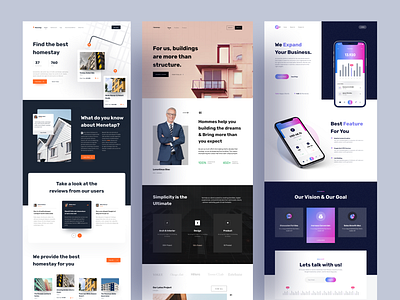 Landing Page - UI Kit homepage landing page product ui kit web web design website