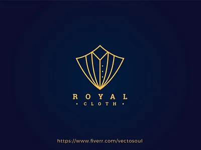 Redesigned a logo for royal clothes branding cleanminimalistlogo graphic design logo logo design minimalistlogo modernlogo