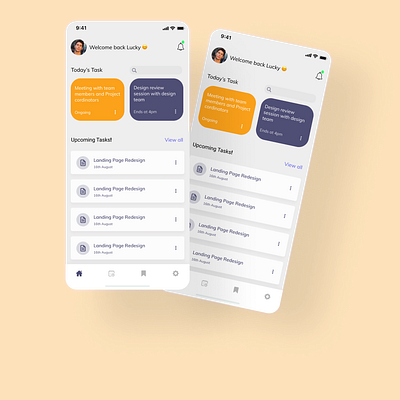 Task Scheduling Mobile App app design mobile design productdesign ui ux