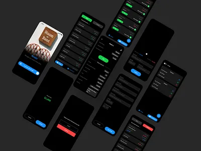 Rental property manager app androidapp app design appdesign darktheme ios app design mobileapp ui uidesign ux uxdesign