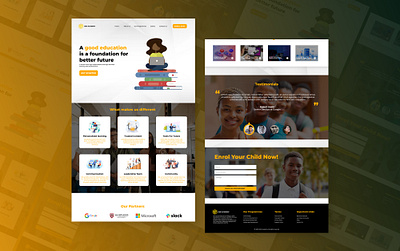 hng landing page design landing page ui ux web