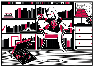 Everything she loves! graphic design illustration vector