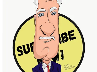 Caricature Trial #1 | Adobe Draw adobe adobe draw adobe drawing adobe illustrator art caricature caricature drawing character design design illustration vector