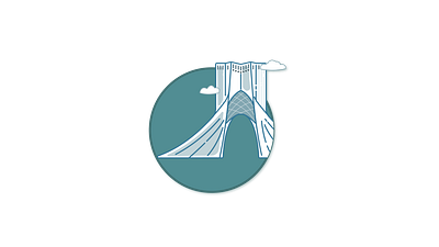 Shahyad Monument (City Sticker pack) design graphic design illustration vector