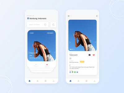 App Dating app app design appdating appdesign couple couplegirls datingapp design ui ui design uiux