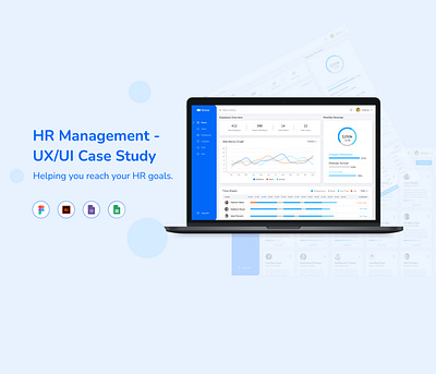 HR Management Dashboard Design 3d adobexd animation branding creative design creativity dashboard dashboard design design digitalart graphic graphic design graphicdesign illustration logo motion graphics product design templatedesign ui