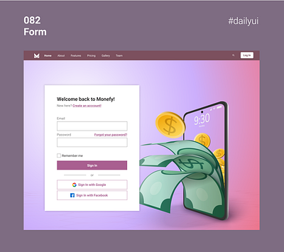 #082 Form dailyui dailyui 082 dailyuichallenge form