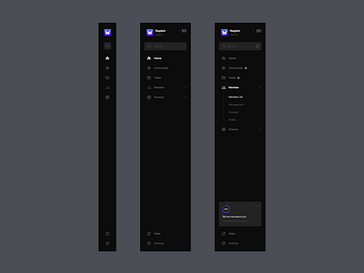 Sidebar Navigation navi bar navigation bar sidebar navigation ui ui design web web design