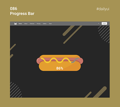 #086 Progress Bar dailyui dailyui 086 dailyuichallenge progress bar