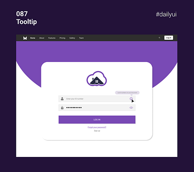 #087 Tooltip dailyui dailyui 087 dailyuichallenge tooltip