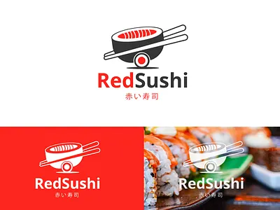 RedSushi - Logo Design branding design illustration logo ui ui ux ui design uidesign uiux uiuxdesign web