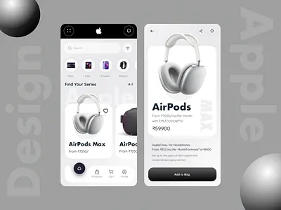 Creative Apple Store App Design | Ecommerce App airpodsappdesign appdesign appdesign2021 appdesignfigma applestoreappdesign blacktheme blackwhiteappdesign completeappdesign creativeappdesign design ecommerceappdesignfigma mobile app design mobileapp mobileappdesign presentation design ui ui design user experience user interface design