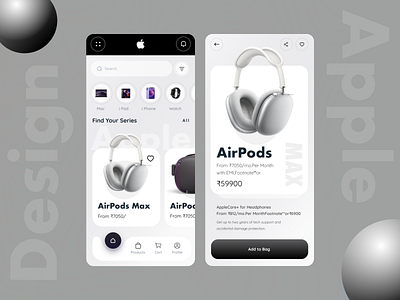 Creative Apple Store App Design | Ecommerce App airpodsappdesign appdesign appdesign2021 appdesignfigma applestoreappdesign blacktheme blackwhiteappdesign completeappdesign creativeappdesign design ecommerceappdesignfigma mobile app design mobileapp mobileappdesign presentation design ui ui design user experience user interface design