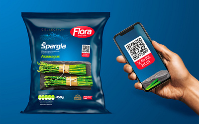 Frozen Vegetables Packaging Design branding design graphic design logo packaging packaging design print
