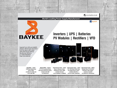 BAYKEE branding brochure design flyer illustration logo magazine ad newspaper ad