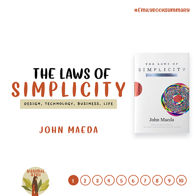 Book Summary - The Law of Simplicity adobe illustrator belajar desain book summary content creator ddd bedah buku desain desain indonesia dunia dalam desain illustration the law of simplicy