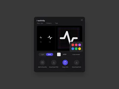 Signalicon — Icon Preview UI icon signalicon signalsupply ui