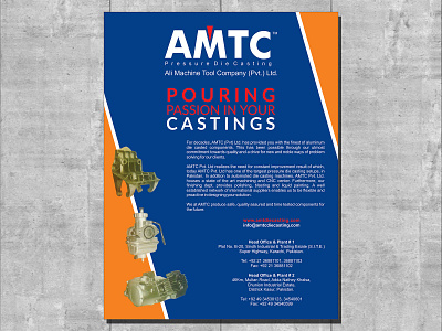 AMTC branding brochure design flyer illustration logo magazine ad newspaper ad