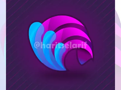 Circle Gradient Logo branding branding design branding logo design elegant elegant logo full color gradient gradient logo graphic design illustration logo logo design png purple simple simple logo ui vector vector logo