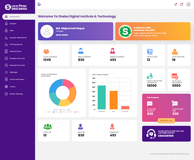 Sheba Shikkha Dashboard Design branding dashboard design educationsystem graphic design saas ui ux web webdesign