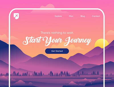 Traveling Website layout mockup plan your trip planning website schedule trip travel website traveling website ui design ux design website