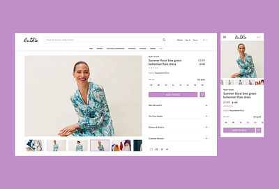 Product description page
