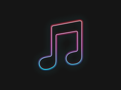 Note app branding design illustration logo music note ui